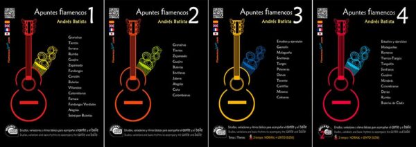 Apuntes Flamencos Pack (Temas de repertorio)- Andrés Batista