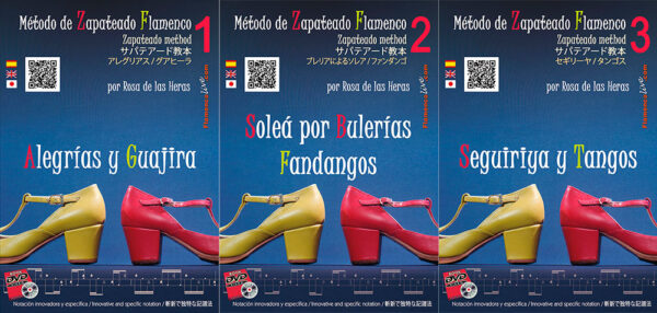 Pack - Método de Zapateado Baile Flamenco - Rosa de las Heras
