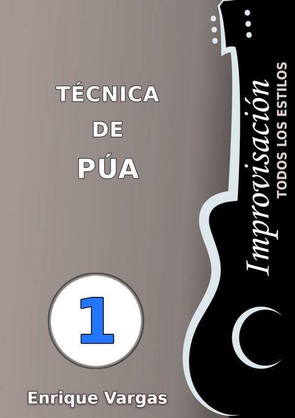 - 1 - INTRODUCCIÓN y TÉCNICA DE PÚA - Improvisación para guitarra -todos los estilos- por Enrique Vargas