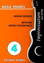 - 4 - MINOR MODES. FINGERINGS FOR THE AEOLIAN MODE - Guitar Improvisation -All styles- by Enrique Vargas