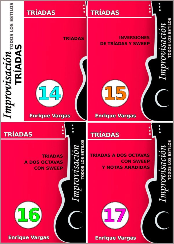 - PACK TRÍADAS - Improvisación para guitarra -todos los estilos- por Enrique Vargas